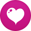 Heart MediumVioletRed icon