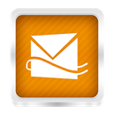 Hotmail DarkOrange icon