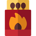Energy, fire, matches, match, Tools And Utensils, Flame Brown icon