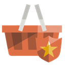 shield, shopping, Basket Peru icon