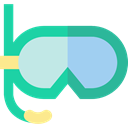 goggle, Goggles, Diving, Summertime, sea, Dive, Snorkel, sports LightSeaGreen icon