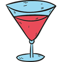 food, Glasses, cocktail, beverage, drink, Drink Set, drinks, cocktails, glass Black icon