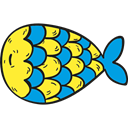 fish, Supermarket, fishes, Animals, food, Animal, meat, Foods, Meats Black icon