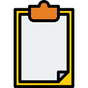 commerce, Delivery, Bar chart, list, Business, Clipboard, logistics WhiteSmoke icon
