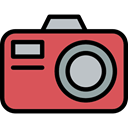 picture, interface, digital, photo camera, technology, photograph IndianRed icon