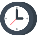 Clock, time, Wait, hour, waiting DarkSlateGray icon