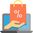 Multimedia, shopping cart, online shopping, website, Business, online shop, Broswer, Commerce And Shopping, web page Coral icon