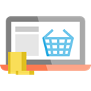 Business, Broswer, online shop, Multimedia, shopping cart, online shopping, Commerce And Shopping, website, web page Black icon