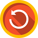 Direction, Reload, Orientation, Multimedia Option, directional, Arrows, refresh Firebrick icon