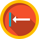 Arrows, Music And Multimedia, directional, Back, Direction, previous, Multimedia Option Firebrick icon