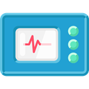 hospital, Stats, Cardiogram, Health Clinic, medical, Electrocardiogram LightSeaGreen icon