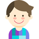 young, Avatar, Man, Boy, user, people, profile BlanchedAlmond icon