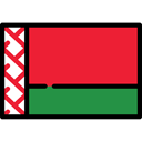 Belarus, Country, flag, flags, Nation Crimson icon