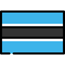 Botswana, flags, flag, Nation, Country MediumTurquoise icon