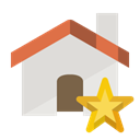 star, Home Gainsboro icon