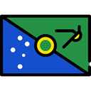 flags, autonomous, Australia, flag, Christmas Island RoyalBlue icon