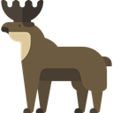 Animal, zoo, Animal Kingdom, elk, Wild Life, Animals DarkOliveGreen icon