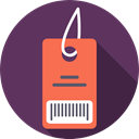 Barcode, Shop, price tag, tag, Price, shopping, Label, Commerce And Shopping DarkSlateBlue icon