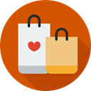 Business, commerce, shopping bag, Supermarket, shopping, Shopper, Commerce And Shopping, Bag Chocolate icon