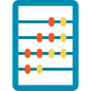 maths, mathematics, Abacus, mathematical, calculator, Business, miscellaneous, Calculating, Tools And Utensils DarkCyan icon