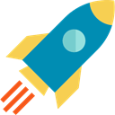 Rocket, transportation, transport, Rocket Launch, Space Ship Launch, Space Ship, Rocket Ship DarkCyan icon