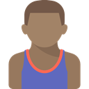 people, Avatar, Sports And Competition, Sporty, athletic, Basketball Player Gray icon
