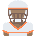 Avatar, Sports And Competition, athletic, American Football Player, people, Sporty Lavender icon