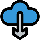 Data, ui, interface, download, Cloud computing, Multimedia, storage, Multimedia Option DodgerBlue icon
