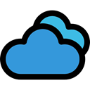 sky, Cloudy, Cloud computing, weather, Clouds, Cloud DodgerBlue icon
