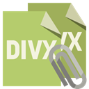 Divx, Attachment, Format, File DarkKhaki icon