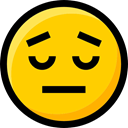 Ideogram, Emoji, interface, Smileys, faces, feelings, emoticons, disappointed Gold icon