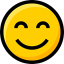 Ideogram, Emoji, feelings, happiness, interface, faces, Smileys, emoticons Gold icon