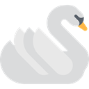 Animal Kingdom, Animals, swan, zoo, wildlife, bird Gainsboro icon