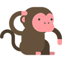 Animals, Wild Life, Ape, Animal Kingdom, zoo, mammal, monkey DarkOliveGreen icon