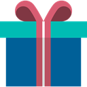 birthday, surprise, gift, miscellaneous, present, Christmas Presents Teal icon