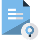Archive, search, File, Files And Folders, document SkyBlue icon