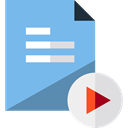 Archive, File, Avi, Extension, Format, document, Files And Folders SkyBlue icon