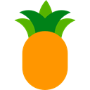 Fruit, Food And Restaurant, vegan, food, Healthy Food, organic, natural, pineapple, vegetarian DarkOrange icon