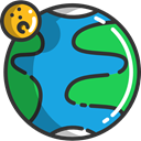 universe, miscellaneous, space, Planet Earth, Geography, galaxy DodgerBlue icon
