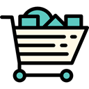 shopping cart, online store, Commerce And Shopping, Supermarket, Shopping Store, commerce Black icon