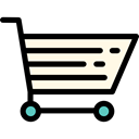 Commerce And Shopping, Shopping Store, commerce, shopping cart, online store, Supermarket Black icon