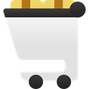 shopping, Full, Cart Gainsboro icon