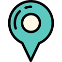 map pointer, pin, placeholder, interface, Map Location, Map Point, Maps And Location, signs MediumTurquoise icon