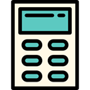 miscellaneous, technology, calculator, Technological, maths, Calculating OldLace icon