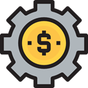 Business, manager, Dollar Symbol, coin, Business And Finance, networking, Money, management Silver icon