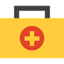 medical, Healthcare & Medical, hospital, first aid kit, doctor, Health Care SandyBrown icon