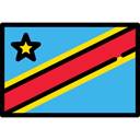 flag, Nation, flags, world, Country, Democratic Republic Of Congo MediumTurquoise icon