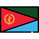 world, flags, Eritrea, flag, Nation, Country Crimson icon