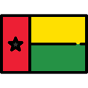 Nation, Guinea Bissau, flags, Country, flag, world Gold icon