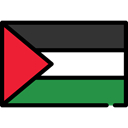 Country, world, flags, flag, Nation, Palestine Black icon